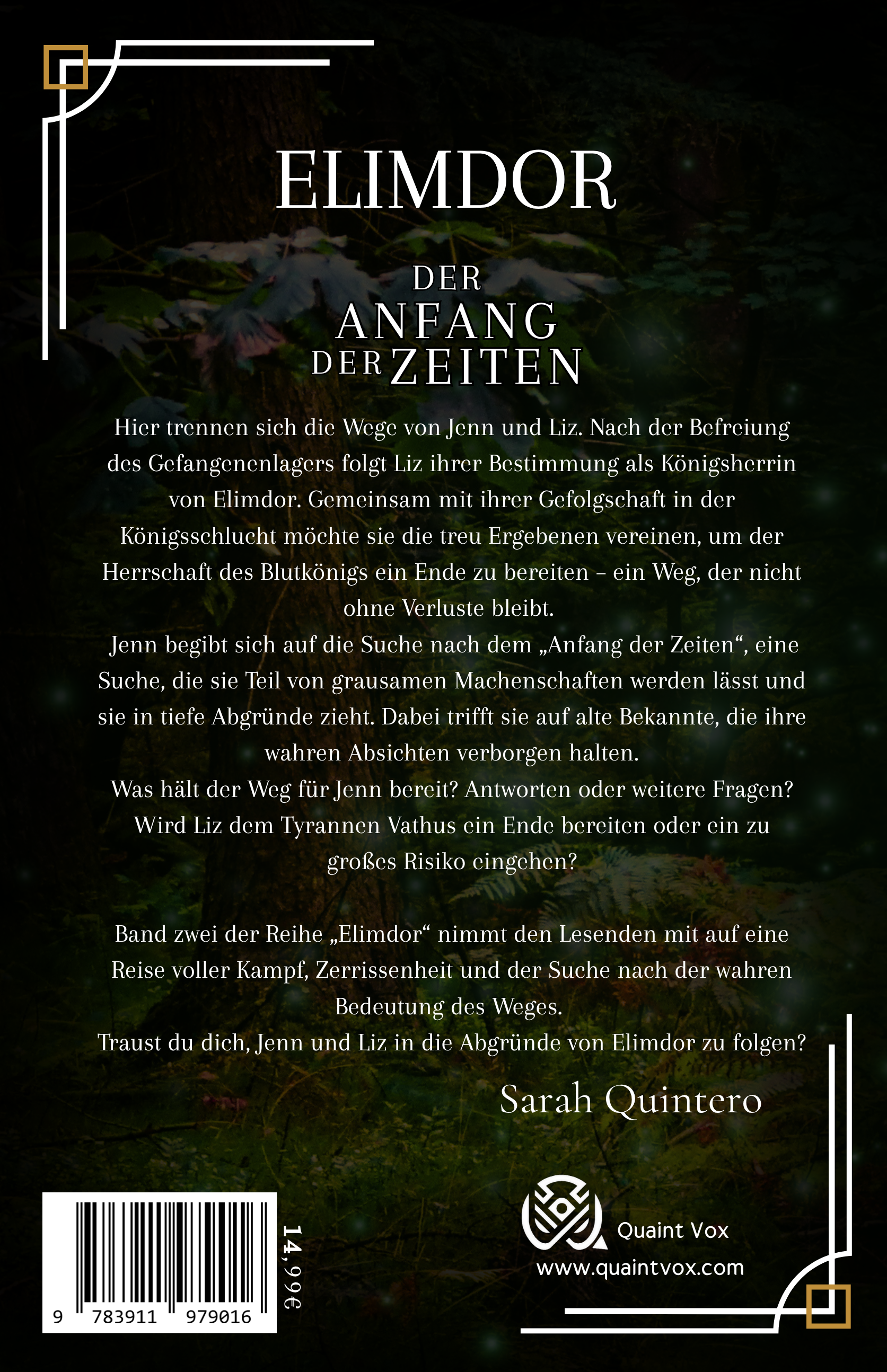 Elimdor: Der Anfang der Zeiten