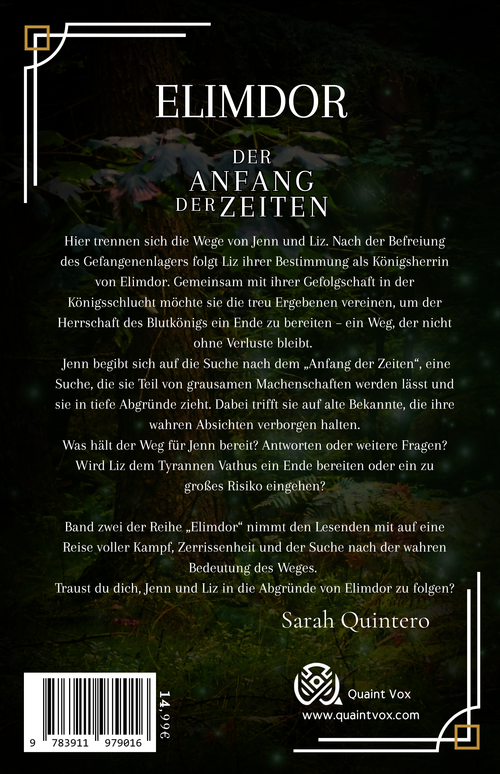 Elimdor: Der Anfang der Zeiten