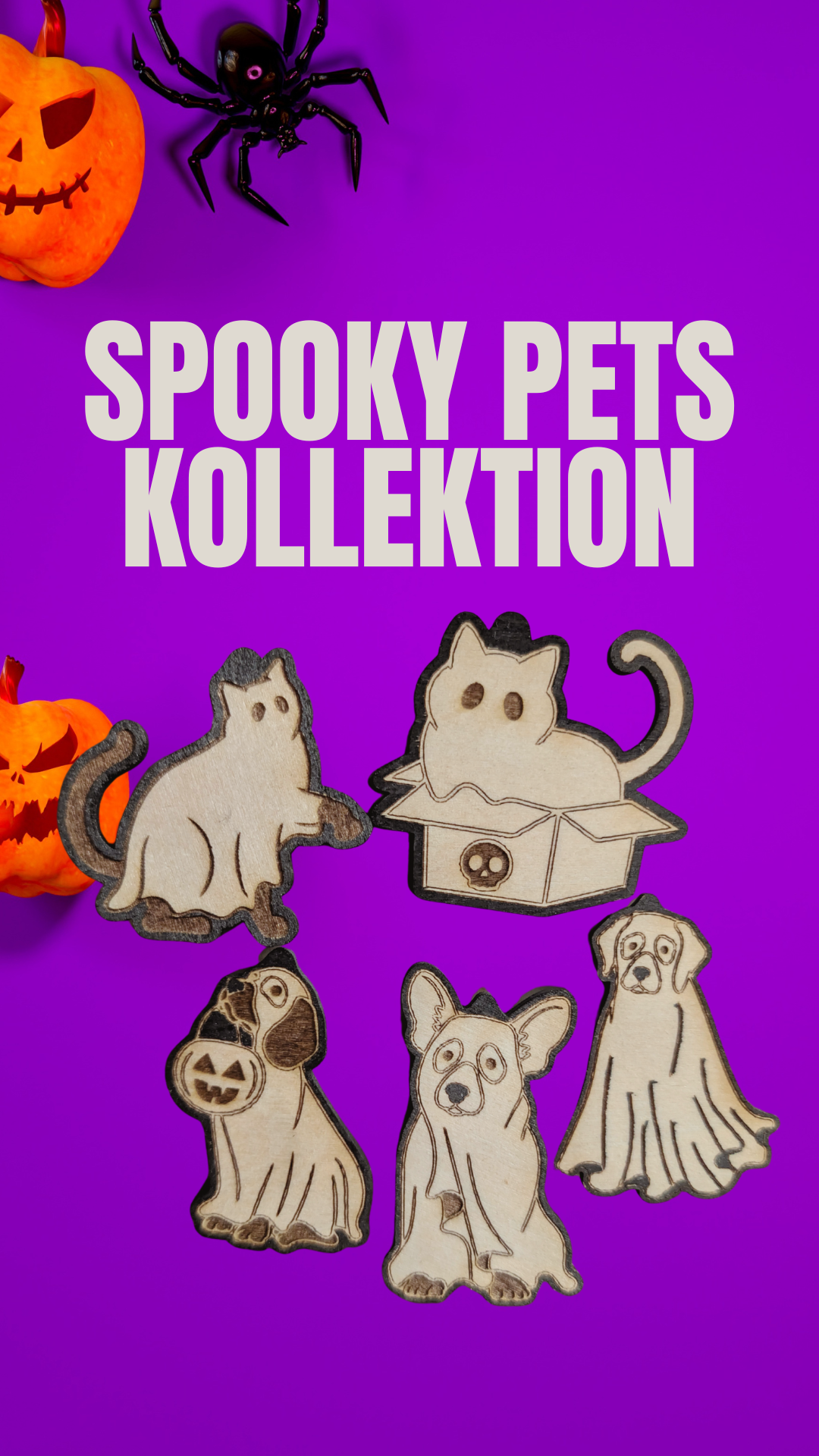 Spooky Pets-Magnet Kollektion