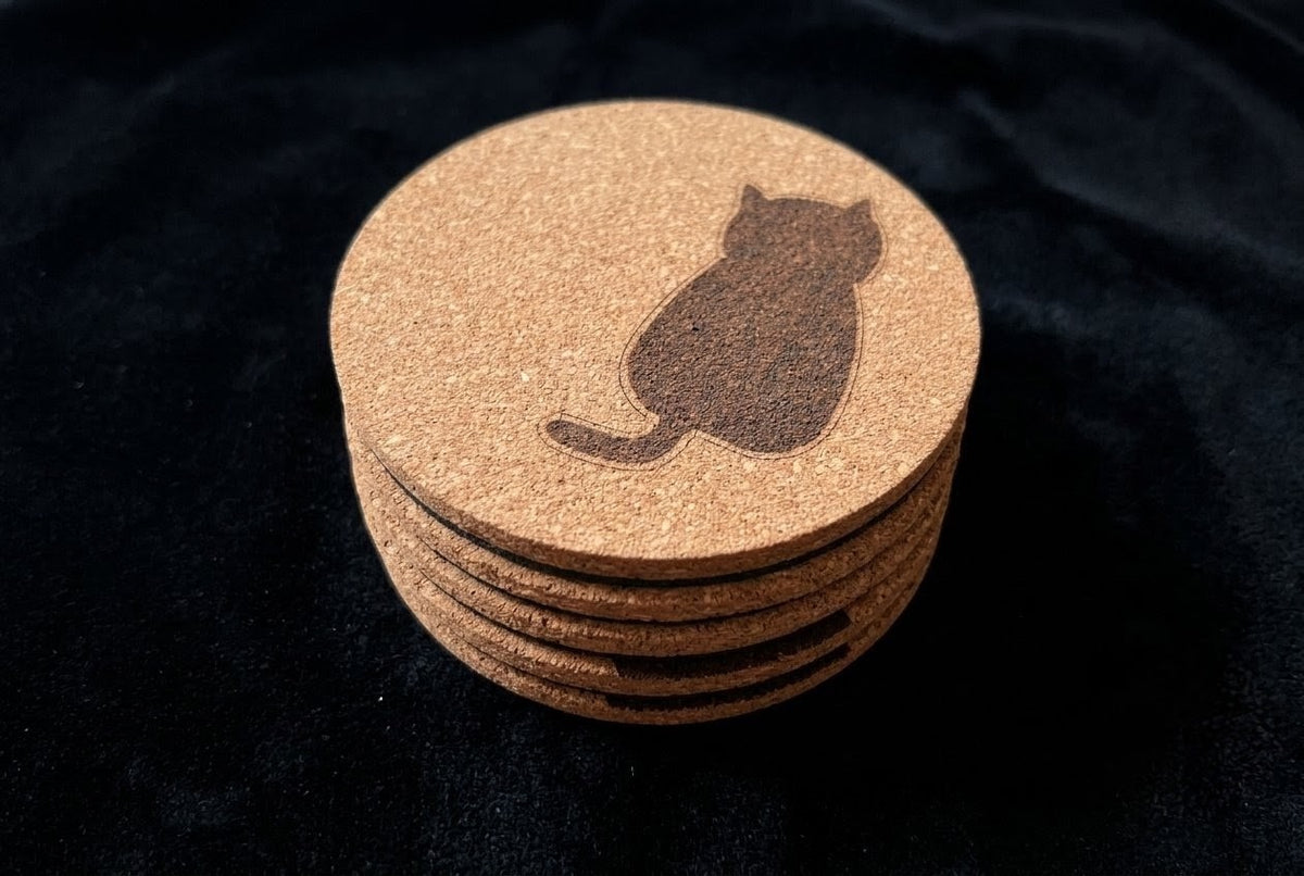 Katzen untersetzer-Set
