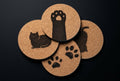 Katzen untersetzer-Set